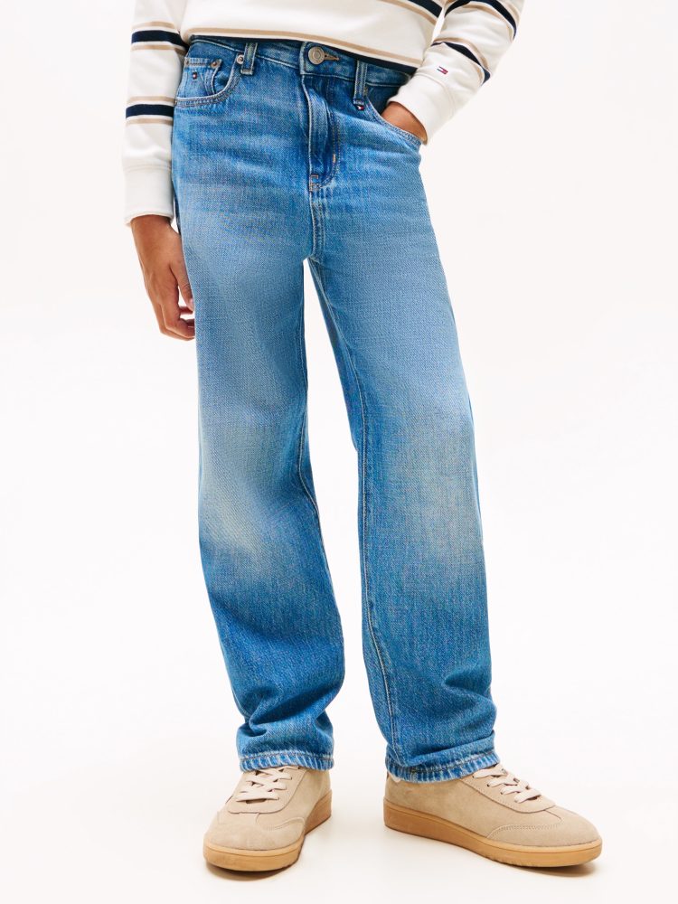 Tommy Hilfiger Gerade Jeans »SKATER MID BLUE DENIM«, Kinder bis 16 Jahre