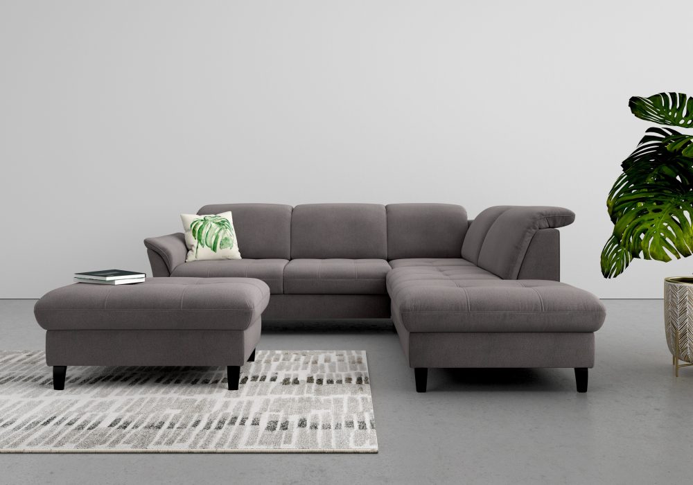 sit&more Ecksofa, wahlweise mit Kopfteilverstellung, Bettfunktion und Stauraum
