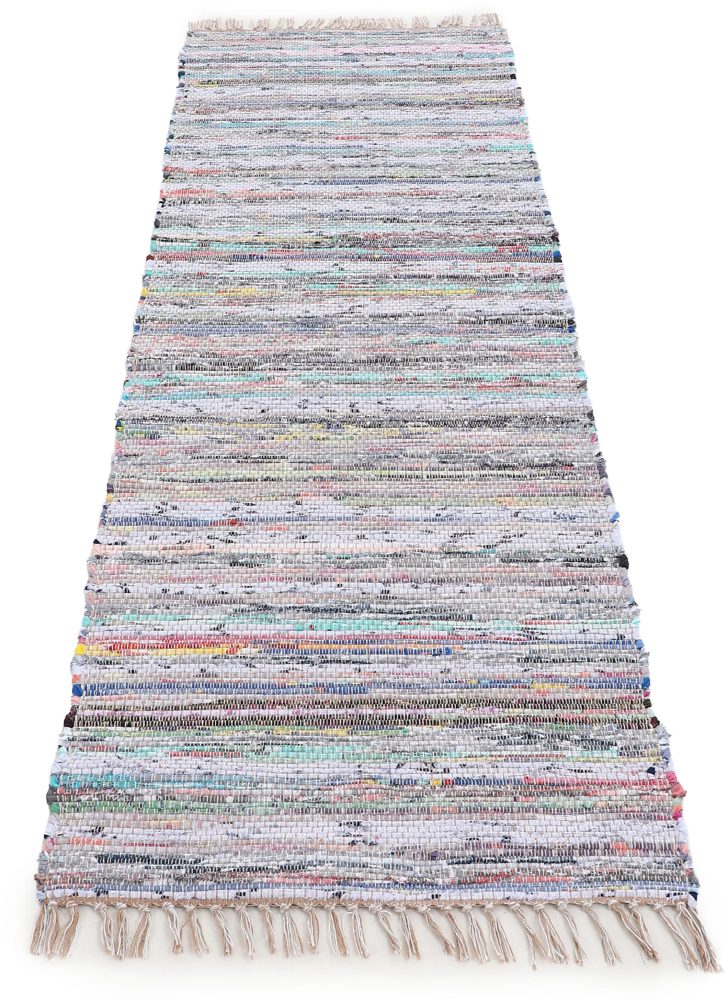 carpetfine Läufer »Kelim Chindi«, rechteckig, 6 mm Höhe, Flachgewebe Wendeteppich mit Fransen, Wohnzimmer