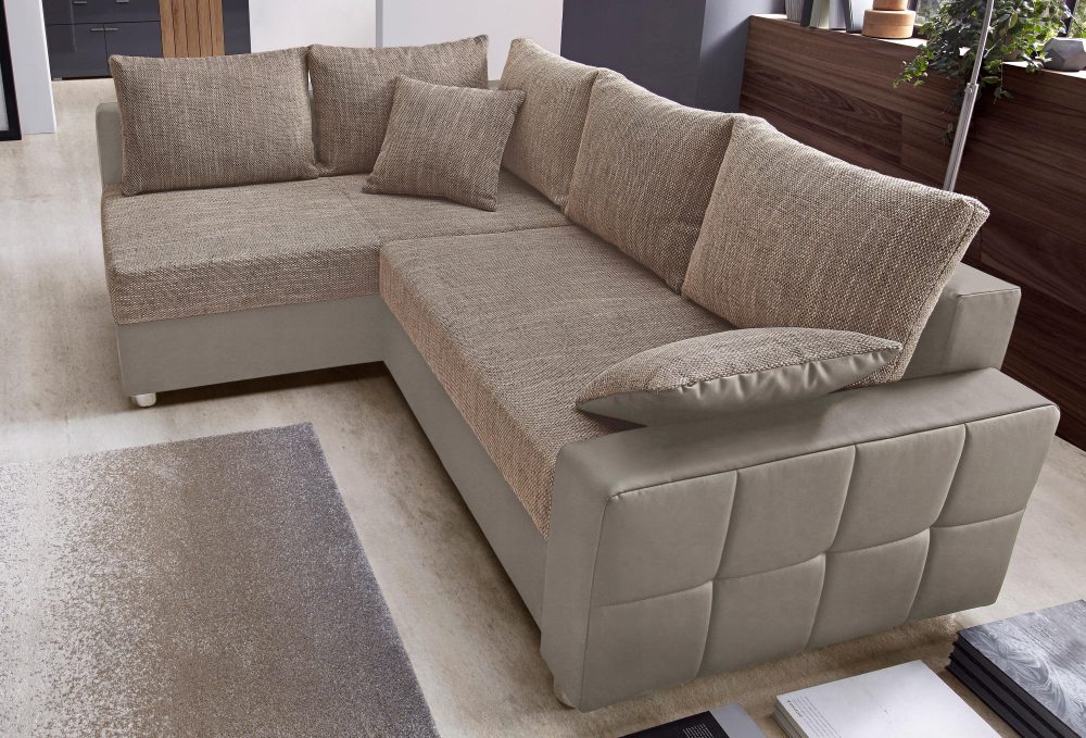 COLLECTION AB Ecksofa, mit Bettfunktion und Federkern