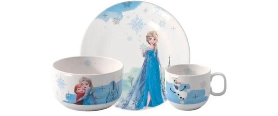 Villeroy & Boch - Kindergeschirr Set 3tlg. Disney Frozen, One Size, Multicolor