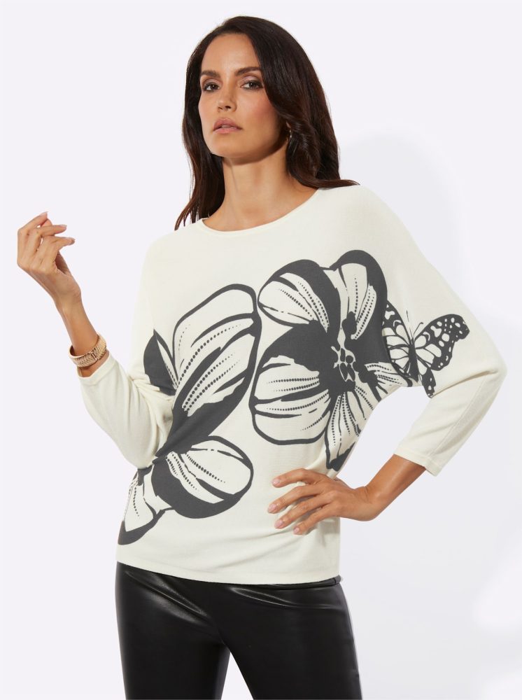 creation L 3/4 Arm-Pullover »Lyocell-Viskose-Pullover«