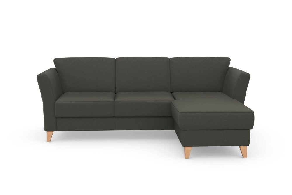 sit&more Ecksofa »Visby«, Wahlweise mit Bettfunktion und Bettkasten, frei im Raum stellbar, mit Federkern, auch erhältlich in dem besonders leicht mit Wasser zu reinigendem 
