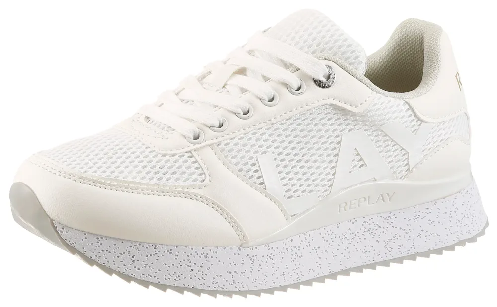 Replay Plateausneaker Trend-Sneaker, Freizeitschuh, Halbschuh mit Logoschriftzug seitlich