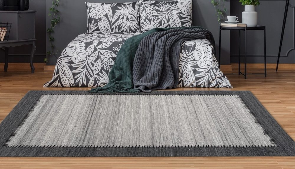 Kayoom Teppich »Phoenix 310«, rechteckig, Dezenter Jacquard-Teppich, Flachflor, Aus pflegeleichten Materialien