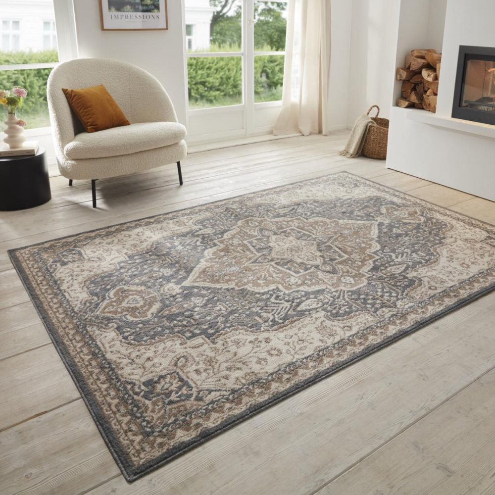 HANSE Home Teppich »Orken«, rechteckig, 8 mm Höhe, strapazierfähig, robust, pflegeleicht, ringsum gekettelt, geeignet für Fussbodenheizung