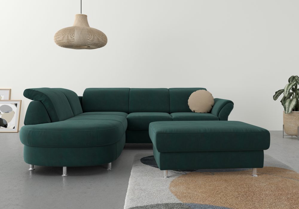 sit&more Ecksofa, wahlweise mit Bettfunktion, Bettkasten und Kopf- und Armteilverstellung