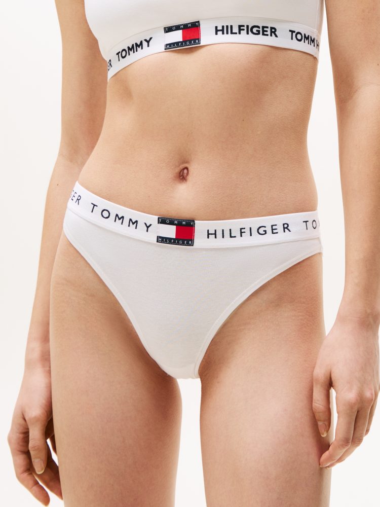 Tommy Hilfiger - Slip, für Damen, Weiss, Größe L