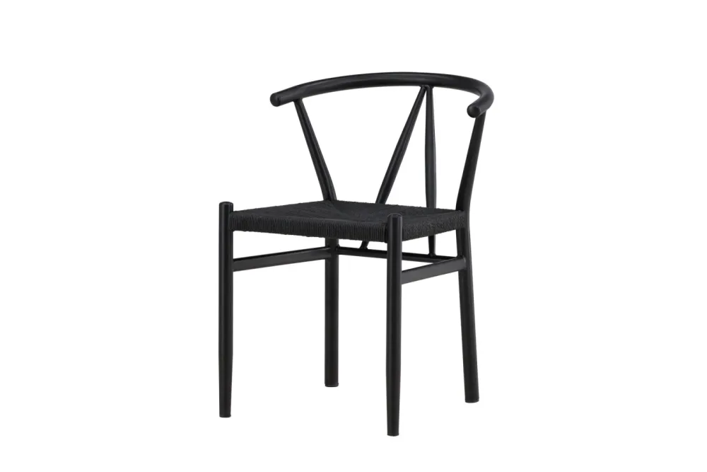 Stuhl Stol Schwarz Stahl B 55 cm - Stuhl