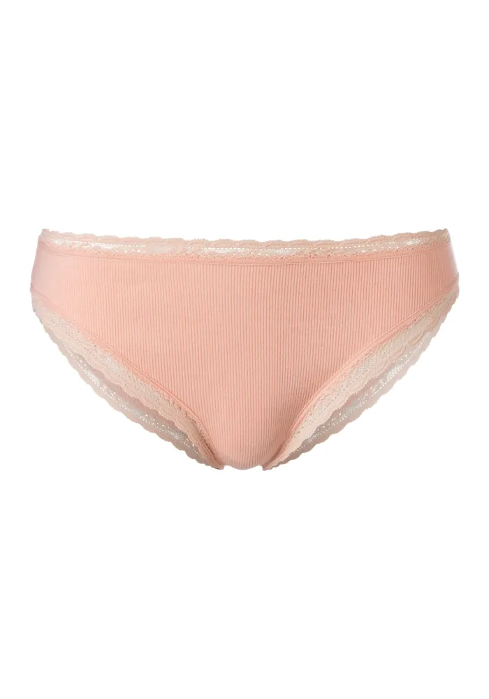 s.Oliver Brasilslip Packung, 2 Stk. mit modischer Spitze aus Baumwollmischung