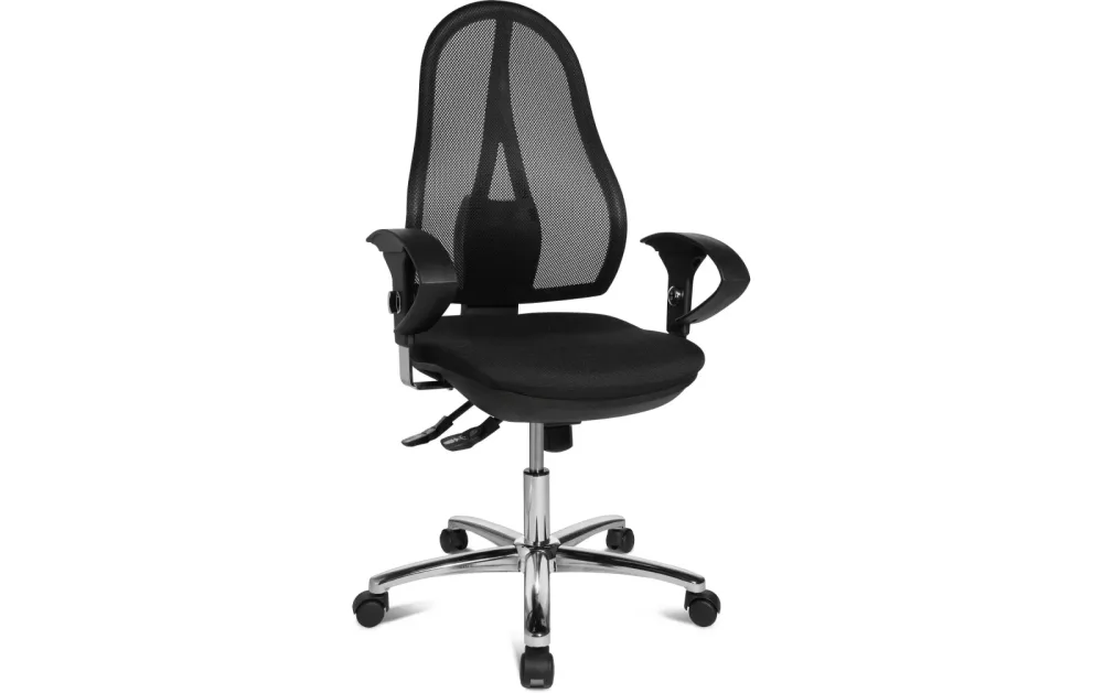 Topstar Open Point SY Deluxe office swivel chair, Black, New, Ergonomic chair - ideal for flexible working