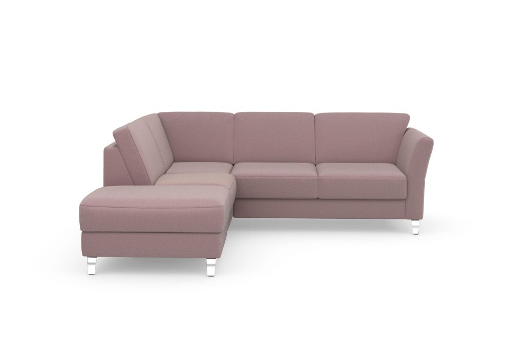 sit&more Ecksofa »Visby V«, Wahlweise mit Bettfunktion und Stauraum, frei im Raum stellbar, mit Federkern, auch erhältlich in dem besonders leicht mit Wasser zu reinigendem 