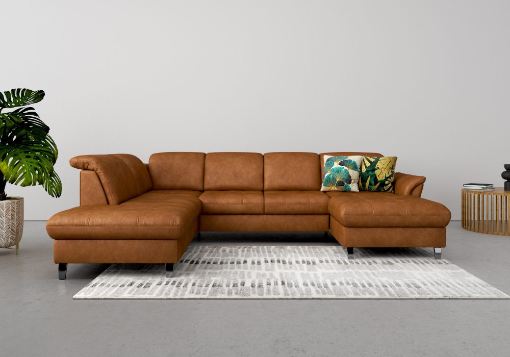 sit&more Wohnlandschaft, wahlweise mit Kopfteilverstellung, Bettfunktion und Stauraum