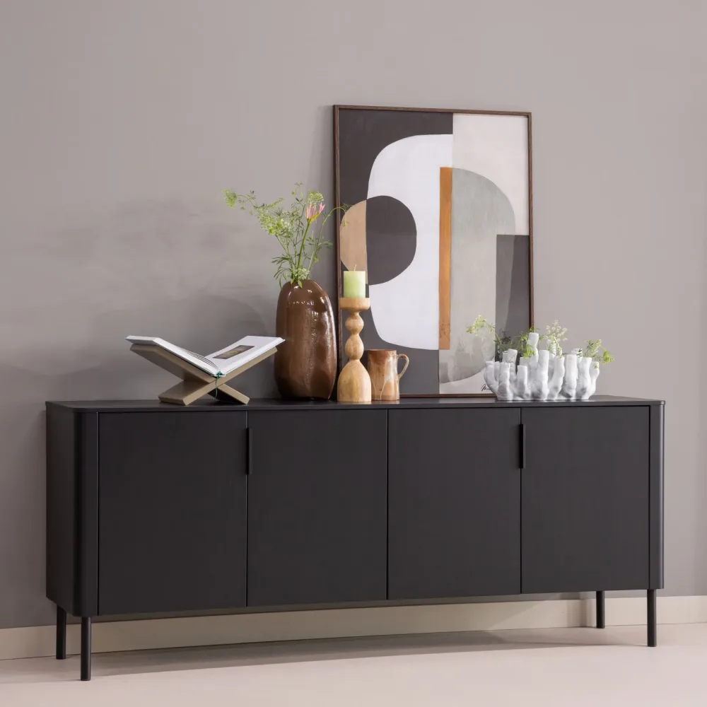 Design Sideboard „Gunaro“ aus nachhaltigem Massivholz De Eekhoorn