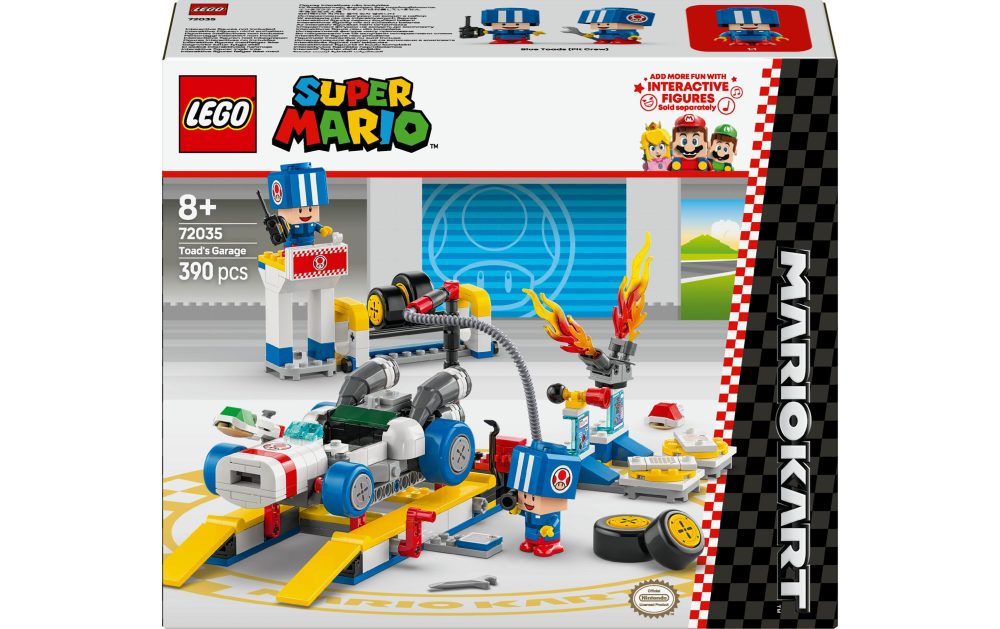 72035 Super Mario - Mario Kart: Toads Werkstatt, Konstruktionsspielzeug
