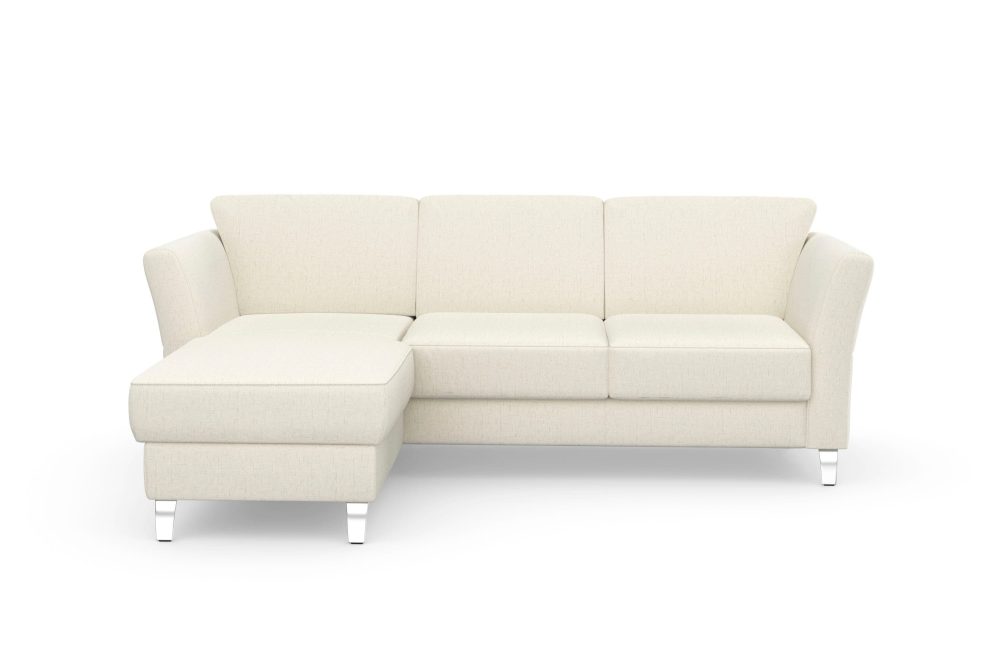sit&more Ecksofa »Visby V«, wahlweise mit Bettfunktion und Bettkasten, frei im Raum stellbar, mit Federkern, auch erhältlich in dem besonders leicht mit Wasser zu reinigendem 