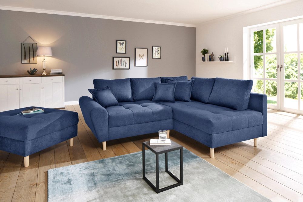 Home affaire Ecksofa »Rice«, incl. Hocker, mit Federkern