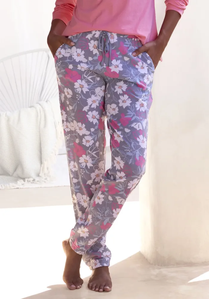 Vivance Dreams by Lascana Pyjamahose mit schönem Alloverdruck