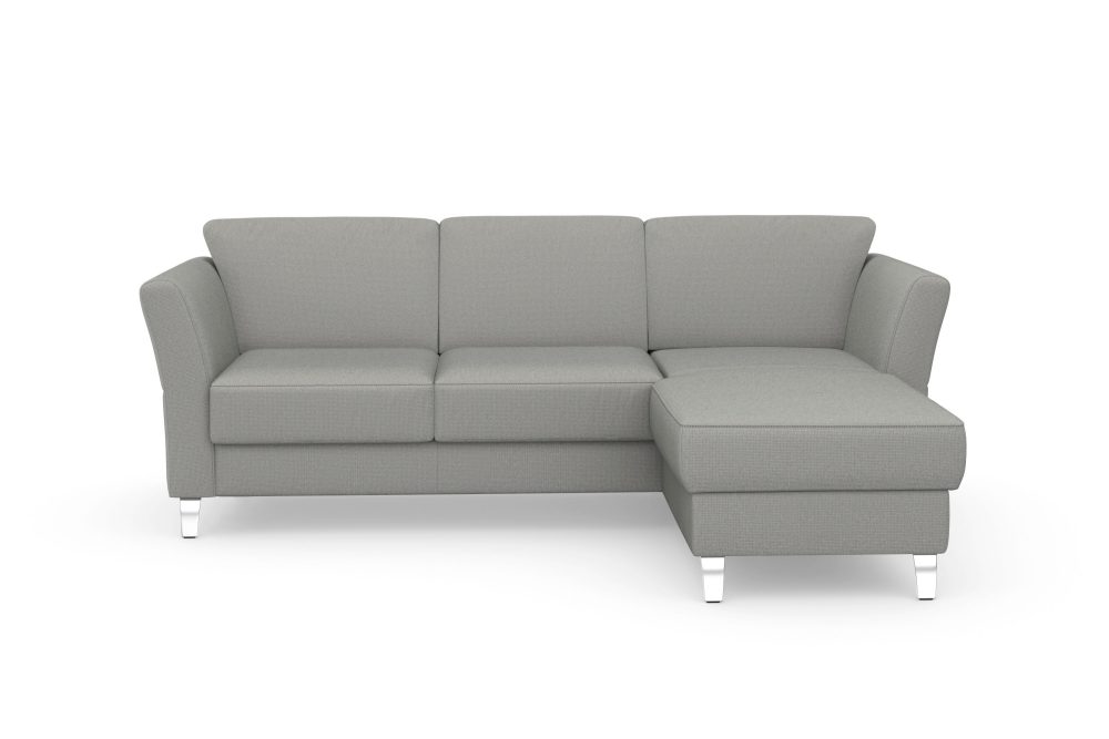 sit&more Ecksofa »Visby V«, wahlweise mit Bettfunktion und Bettkasten, frei im Raum stellbar, mit Federkern, auch erhältlich in dem besonders leicht mit Wasser zu reinigendem 