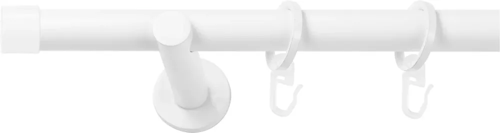 SN DECO GROUP Gardinenstange Ø 19 mm 1 läufig-läufig Fixmass;kürzbar