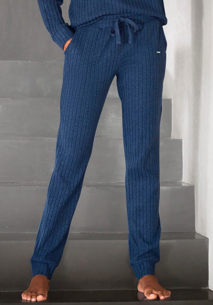 LASCANA Homewearhose »-Loungehose«, in Ripp-Qualität und praktischen Taschen, Loungeanzug