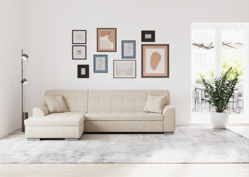 DOMO collection Ecksofa »Treviso«, wahlweise mit Bettfunktion