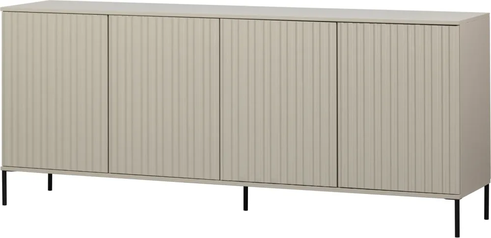 Massives, nachhaltiges Sideboard „New Lewison“, 4-türig De Eekhoorn