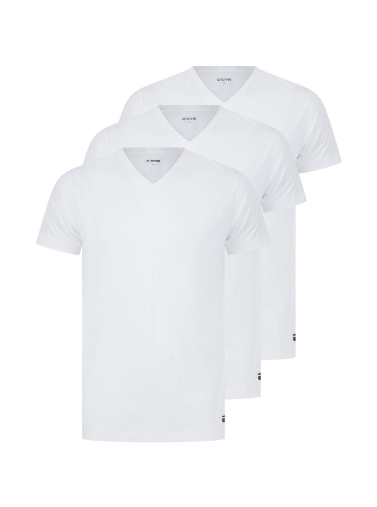 G-STAR V-Shirt »SPRUCE, 3 PACK V-NECK SLEEP SHIRTS« Packung, 3 Stk. tlg. im Regular Fit
