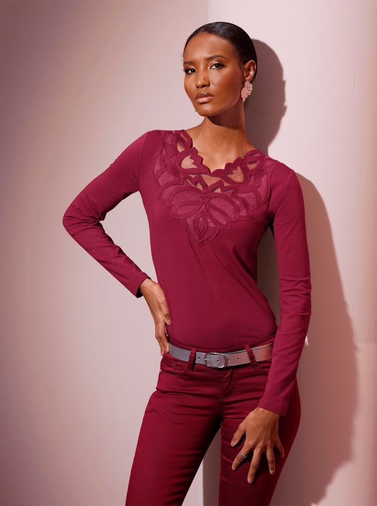 creation L Langarmshirt »Modal-Baumwoll-Shirt« 1 tlg.