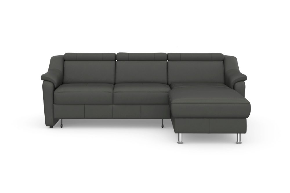 sit&more Ecksofa »Freetown«, inklusive Kopfteilverstellung und komfortablem Federkern, wahlweise mit Bettfunktion und Bettkasten