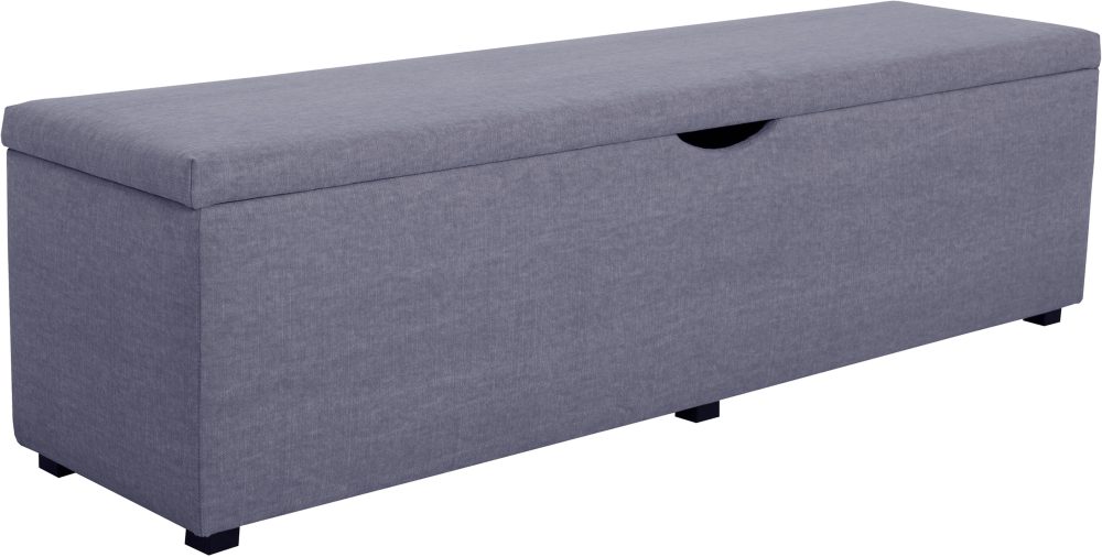 Places of Style Hockerbank »Standard«, mit Stauraum, Breite 120 cm oder 160 cm, auch als Garderobenbank oder Bettbank geeignet