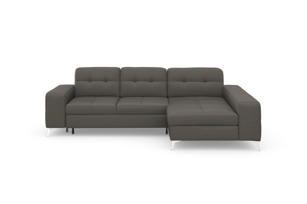 sit&more Ecksofa »Balvieni«, inklusive Sitztiefenverstellung und Federkern, wahlweise mit Bettfunktion und Bettkasten