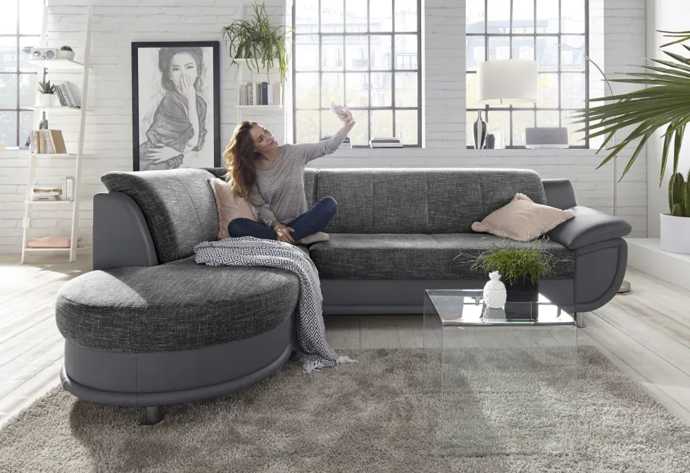 TRENDMANUFAKTUR Ecksofa 
