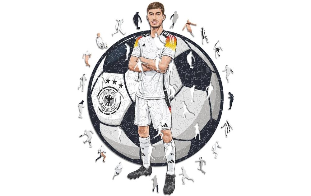 Puzzle »Iconic Kai Havertz (Deutsche Nationalmanschaft)« Holzart: Birke (Herkunftsland: China)