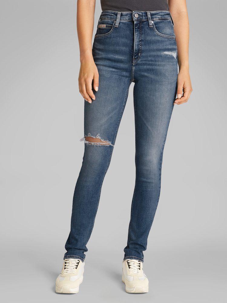 Calvin Klein Jeans Skinny-fit-Jeans »HIGH RISE SKINNY«, mit Rissen