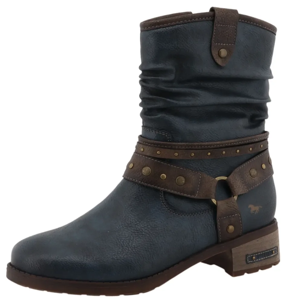 bonprix Mustang Stiefelblau 36Damen