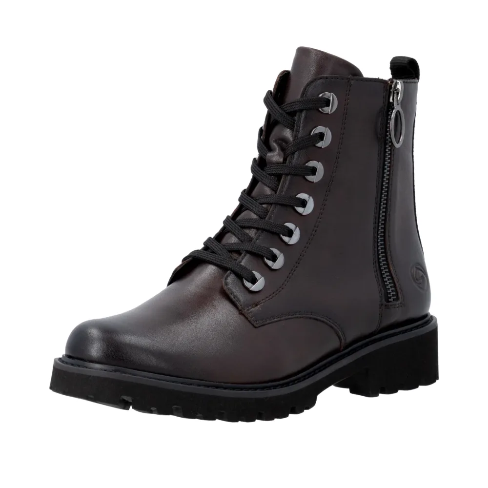 Remonte Schnürstiefelette Blockabsatz, Stiefelette, Schnürboots, im modischen Used Look