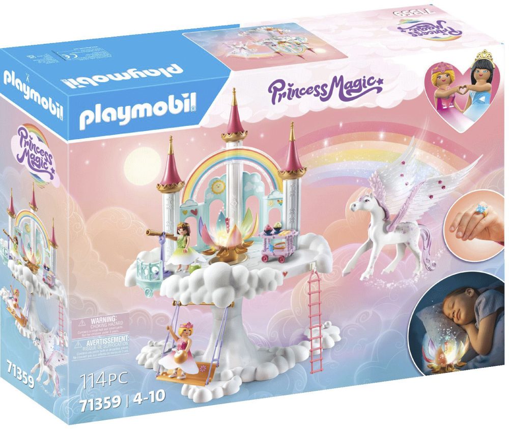 71359 Princess Magic Himmlisches Regenbogenschloss, Konstruktionsspielzeug