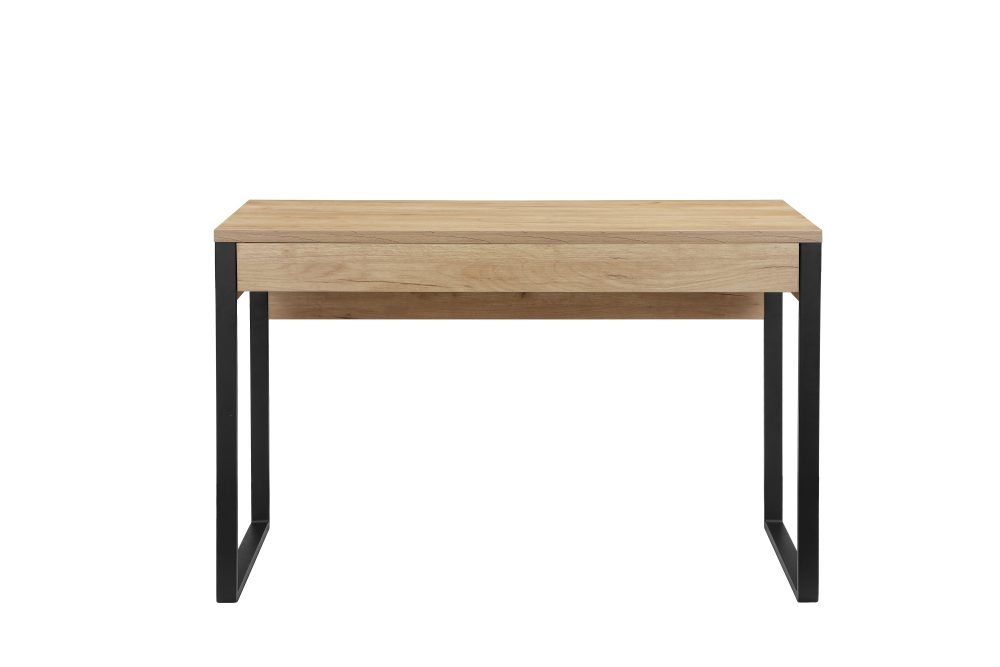 Places of Style Schreibtisch »Moid, Computertisch im modernen Design,«, Breite 120 cm, mit Metallbeinen & Schublade