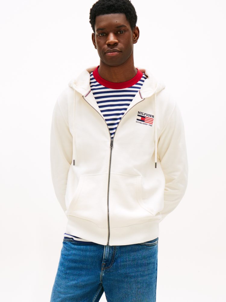 Tommy Hilfiger Kapuzensweatjacke »AMERICANA ZIP THROUGH HOODY«