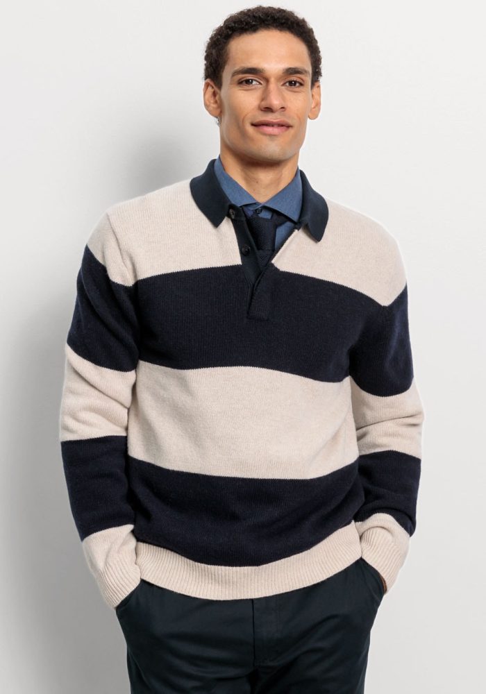 OLYMP Polokragenpullover »OLYMP Strick Casual«