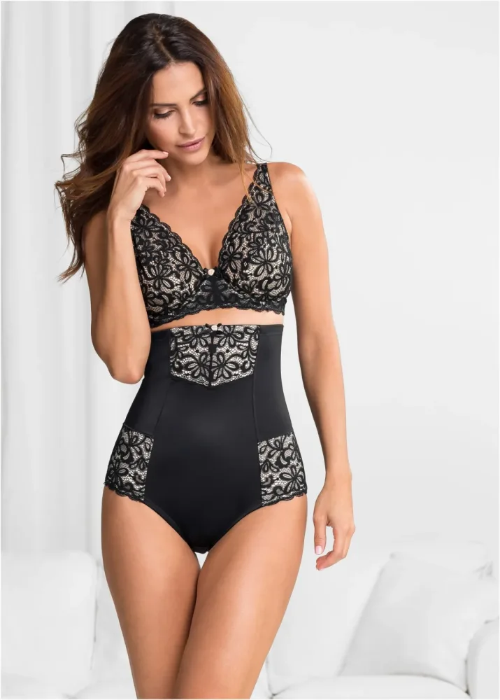 bonprix Formender Strong Highwaist Shape Slipschwarz 40Damen