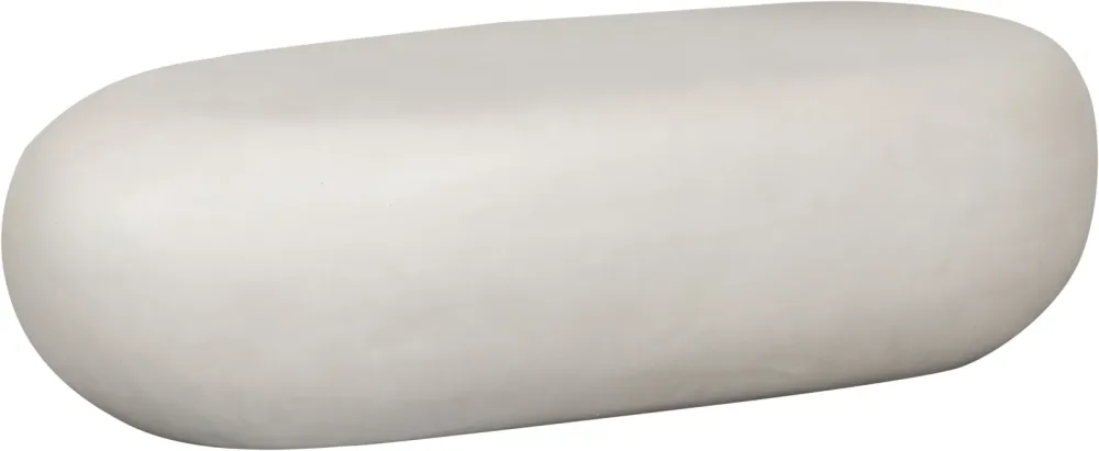mutoni - Couchtisch Pebble weiss 100x43, One Size
