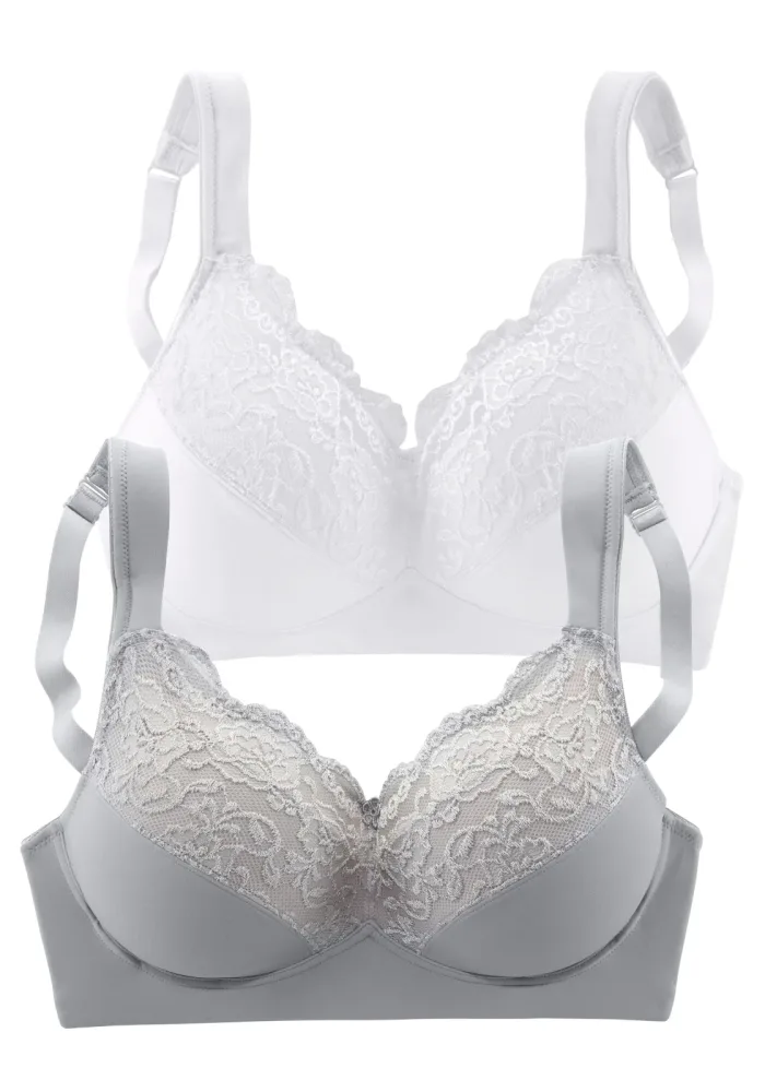 petite fleur by Lascana Soft-BH Packung, ohne Bügel mit Komfortträgern ? auch ideal für grosse Grössen