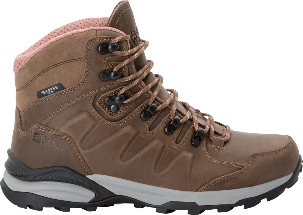 Jack Wolfskin Wasserdichte Wanderschuhe Damen Refugio Prime Texapore Mid Women 39.5 fawn fawn