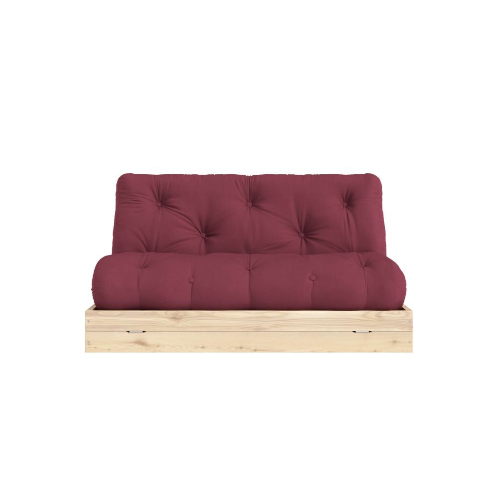 Karup Design Schlafsofa »Flip Sofabed, Made in Europe, mehrere Farben, vielseitig einsetzbar«, (B/H/T Sofa: ca 145 x 83 x 98,5 cm, Bett: ca 145 x 21 x 200 cm), inkl. handgefertigte Futonmatratze, FSC®-zertifiziertes Massivholz