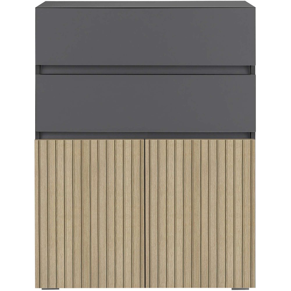 Home affaire Midischrank »Wisla«, Höhe 98 cm, mit Türen & Schubkasten