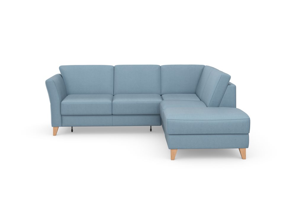 sit&more Ecksofa »Visby V«, Wahlweise mit Bettfunktion und Stauraum, frei im Raum stellbar, mit Federkern, auch erhältlich in dem besonders leicht mit Wasser zu reinigendem 