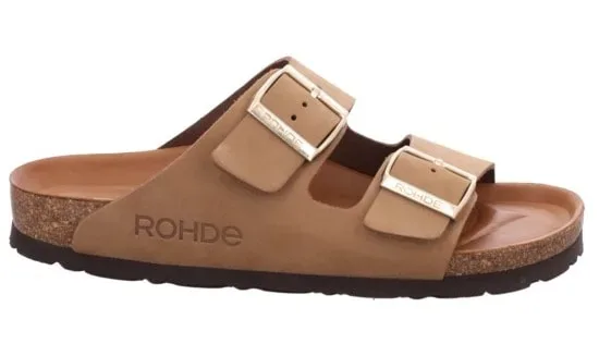 Rohde - Pantoletten, für Damen, Beige, Größe 39
