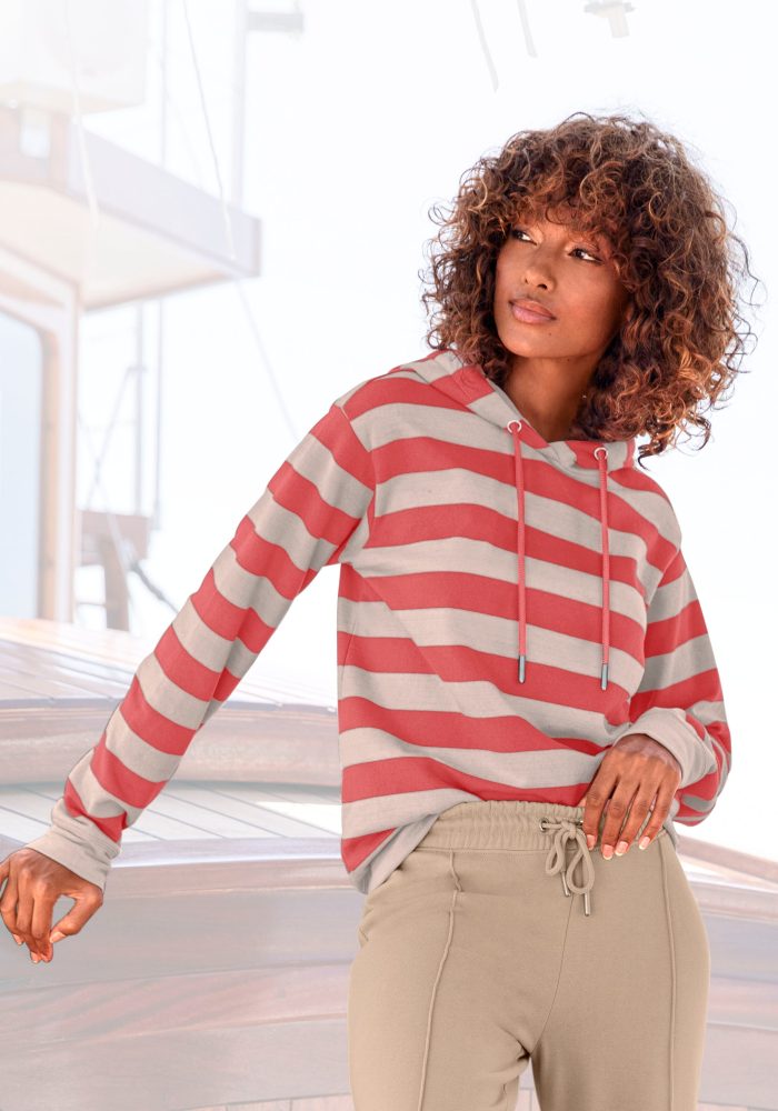 H.I.S Kapuzensweatshirt, im maritimen Stil